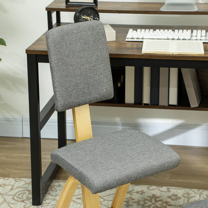 Ergonomická klekačka, březové dřevo, šedá, pro domov i kancelář