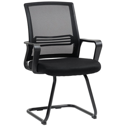 Ergonomická síťovaná židle, pěna, kovové nohy, černá