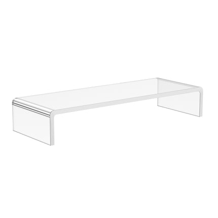 Ergonomický stojan na monitor z akrylátu, průhledný, 53x19x9cm