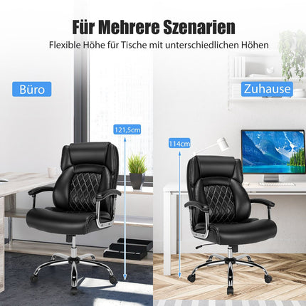 Ergonomická kancelářská židle, nosnost 225kg, nastavitelné polohování