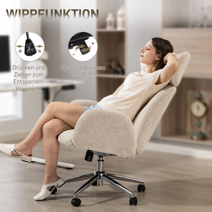 Ergonomická kancelářská židle, nastavitelná opěrka hlavy, naklápění, šedo-bílá