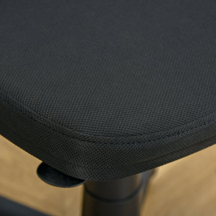Ergonomická kancelářská židle, nastavitelná výška, černá síťovina