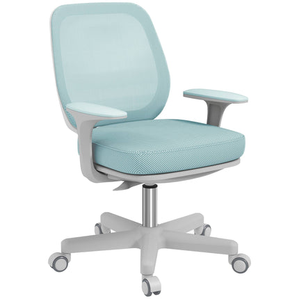 Ergonomická kancelářská židle, nastavitelná výška, zelená, otáčení 360