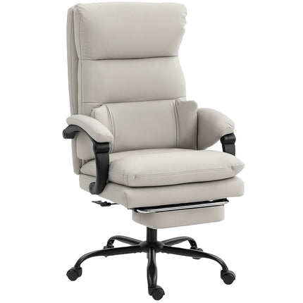 Ergonomická kancelářská židle, nastavitelná, bederní opěrka, světle šedá