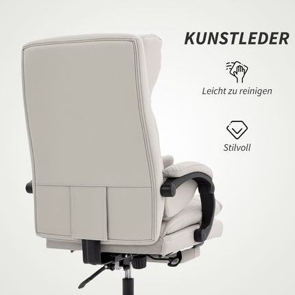 Ergonomická kancelářská židle, nastavitelná, bederní opěrka, světle šedá
