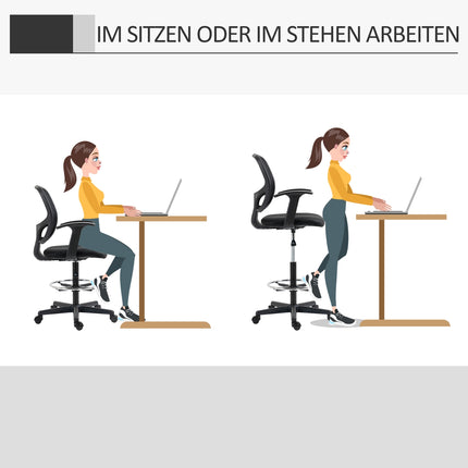 Ergonomická otočná kancelářská židle s nastavitelným opěrným kruhem