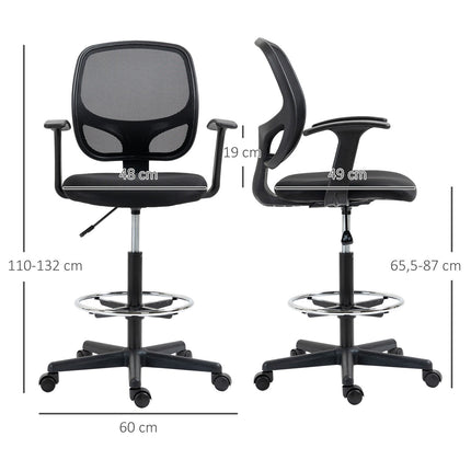 Ergonomická otočná kancelářská židle s nastavitelným opěrným kruhem