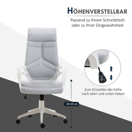 Ergonomická kancelářská židle, vysoké opěradlo, nastavitelná výška