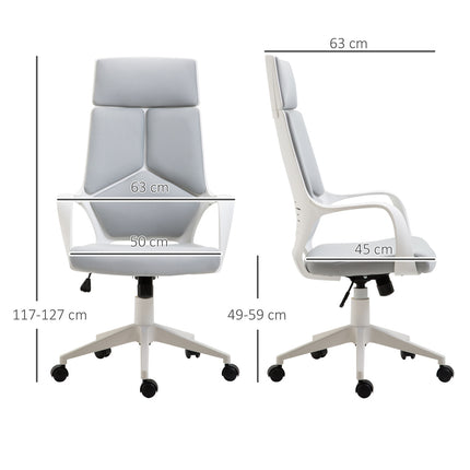 Ergonomická kancelářská židle, vysoké opěradlo, nastavitelná výška