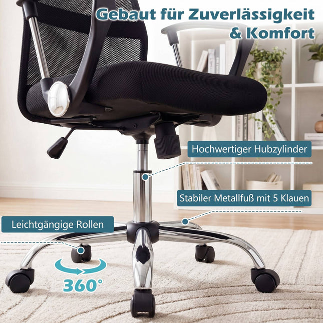 Ergonomická kancelářská židle s nastavitelnou výškou a naklápěním