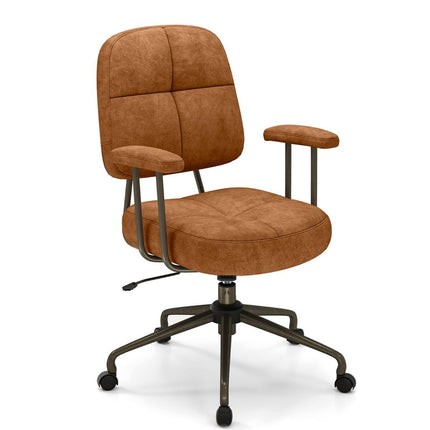 Ergonomická kancelářská židle s područkami a kolečky, nastavitelná