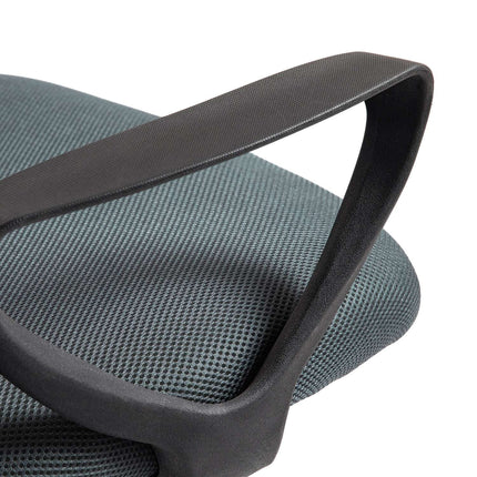Ergonomická kancelářská židle s područkami a nastavitelnou podnožkou