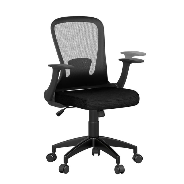 Ergonomická kancelářská židle se sklopnými područkami a bederní opěrkou