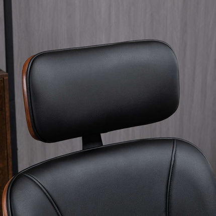 Ergonomická kancelářská židle s vysokým opěradlem, černá