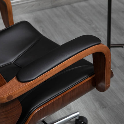 Ergonomická kancelářská židle s vysokým opěradlem, černá