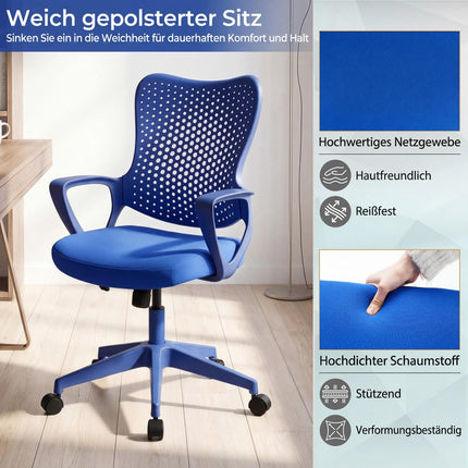 Ergonomická kancelářská židle se síťovaným opěradlem, nastavitelná výška