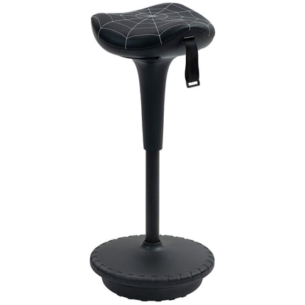 Ergonomická stolička na stání s nastavitelnou výškou, černá