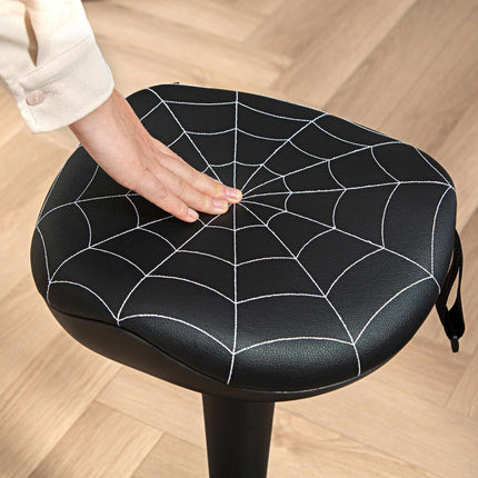 Ergonomická stolička na stání s nastavitelnou výškou, černá