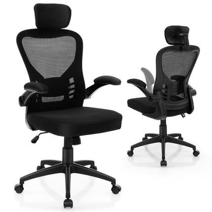 Ergonomická síťovaná kancelářská židle s houpacím opěradlem, manažerská otočná počítačová židle