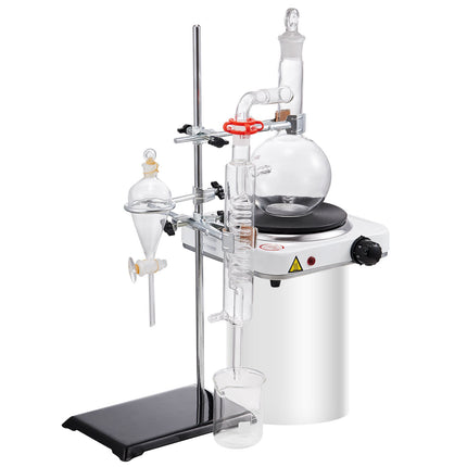 Essential Oil Distillation Kit, 500mL, 33-Piece, 1000W