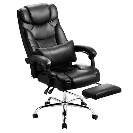 Executive Office Chair, High Back, Footrest, 135 Recline