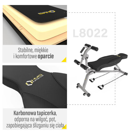Posilovací lavice, nastavitelná, skládací, domácí posilovna