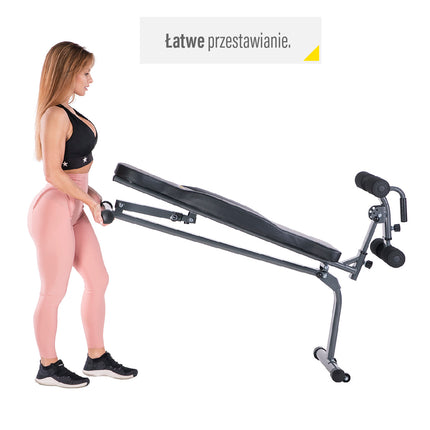Posilovací lavice, nastavitelná, skládací, domácí posilovna