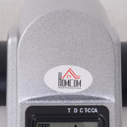 Mini exercise bike with LCD Display, Silver, 35x40x31 cm