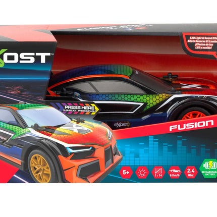 RC auto Exost Fusion Bolt, měřítko 1:14