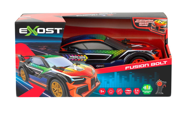 RC auto Exost Fusion Bolt, měřítko 1:14