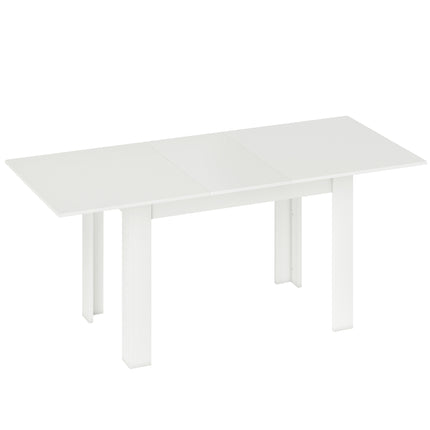 Rozkládací jídelní stůl, 140-180 x 80 cm, bílý