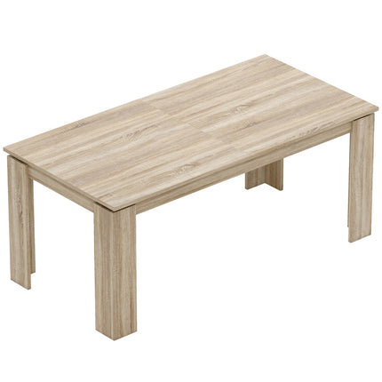 Rozkládací jídelní stůl, 180-260 cm, pro 6-10 osob, dřevo