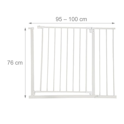Roztažitelná bezpečnostní zábrana do dveří a na schody, 75–100 cm
