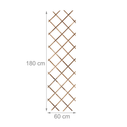 Extendable Wall Plant Trellis Set of 3, 180x60 cm
