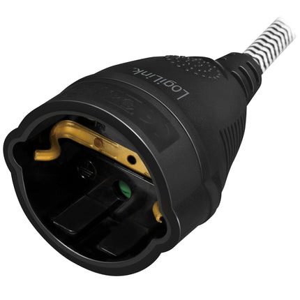 Prodlužovací kabel s uzemněním, textilní 3m