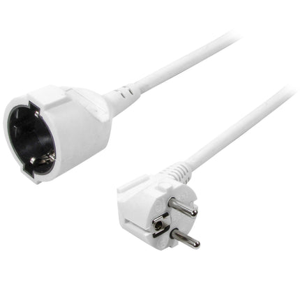 Prodlužovací kabel s uzemněním bílý 3m