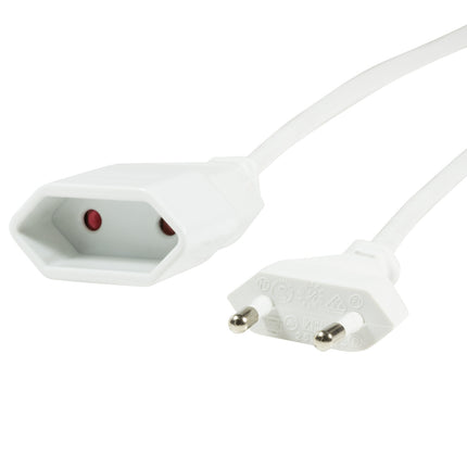 Prodlužovací kabel bez uzemnění Euro bílý 3m