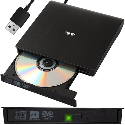 Externí disk s CD/DVD vypalovačkou, kapacita 1TB