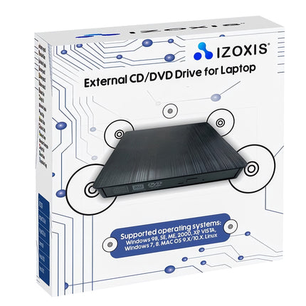 Externí disk + CD vypalovačka Izoxis 24351