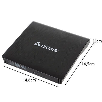 Externí disk + CD vypalovačka Izoxis 24351