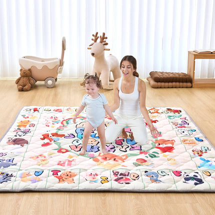 Extra Large Baby Play Mat 71x79 in, Non-Slip, Washable