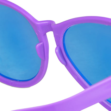 Extra velké party brýle – modře tónovaná XXL skla