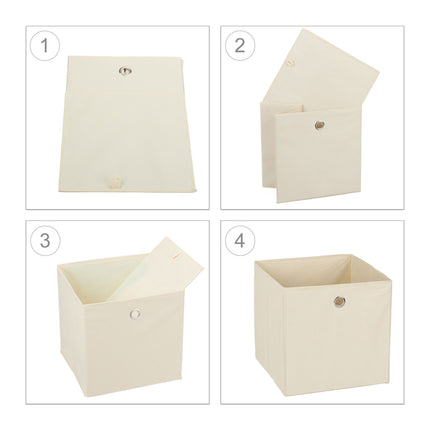 Látkový úložný box, 2 zásuvky