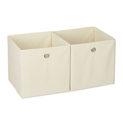 Látkový úložný box, 2 zásuvky