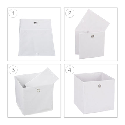 Stoff-Aufbewahrungsbox, 2 Schubladen