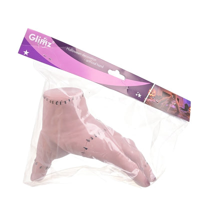 Fake Severed Hand Halloween Decoration, Realistic Adult Size, Flesh-Pink