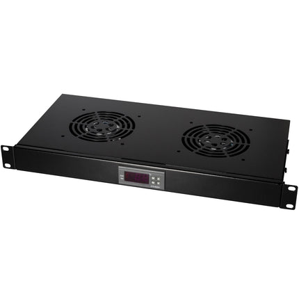 Ventilační jednotka pro 19" rack 2 ventilátory 25 dBA U1 černá