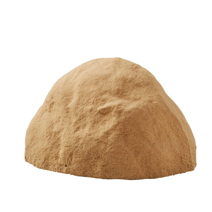 Faux Rock Cover for Well Pump, Medium HDPE, Sandy Brown