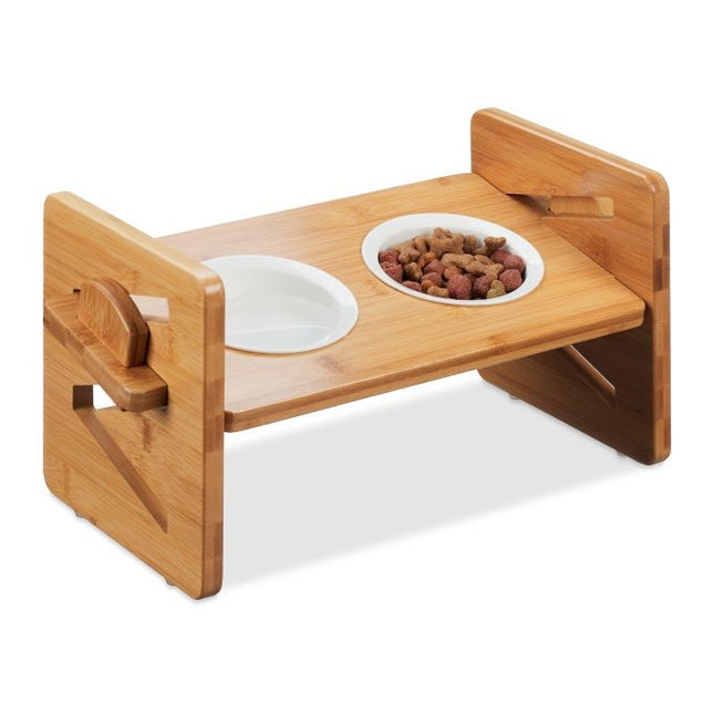 Krmicí stanice pro psy výškově nastavitelná