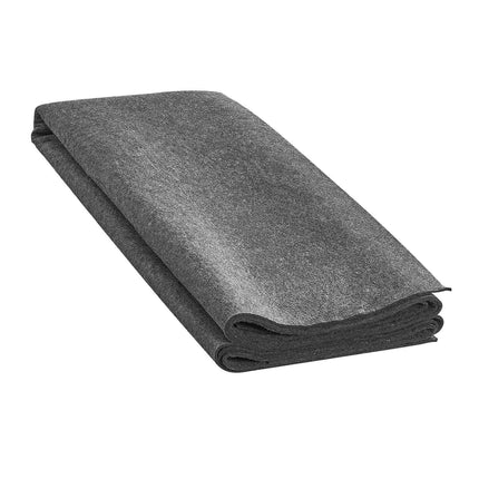 Felt Rug Pad, 8 x 10 ft, 1/2 Inch Thick, Gray